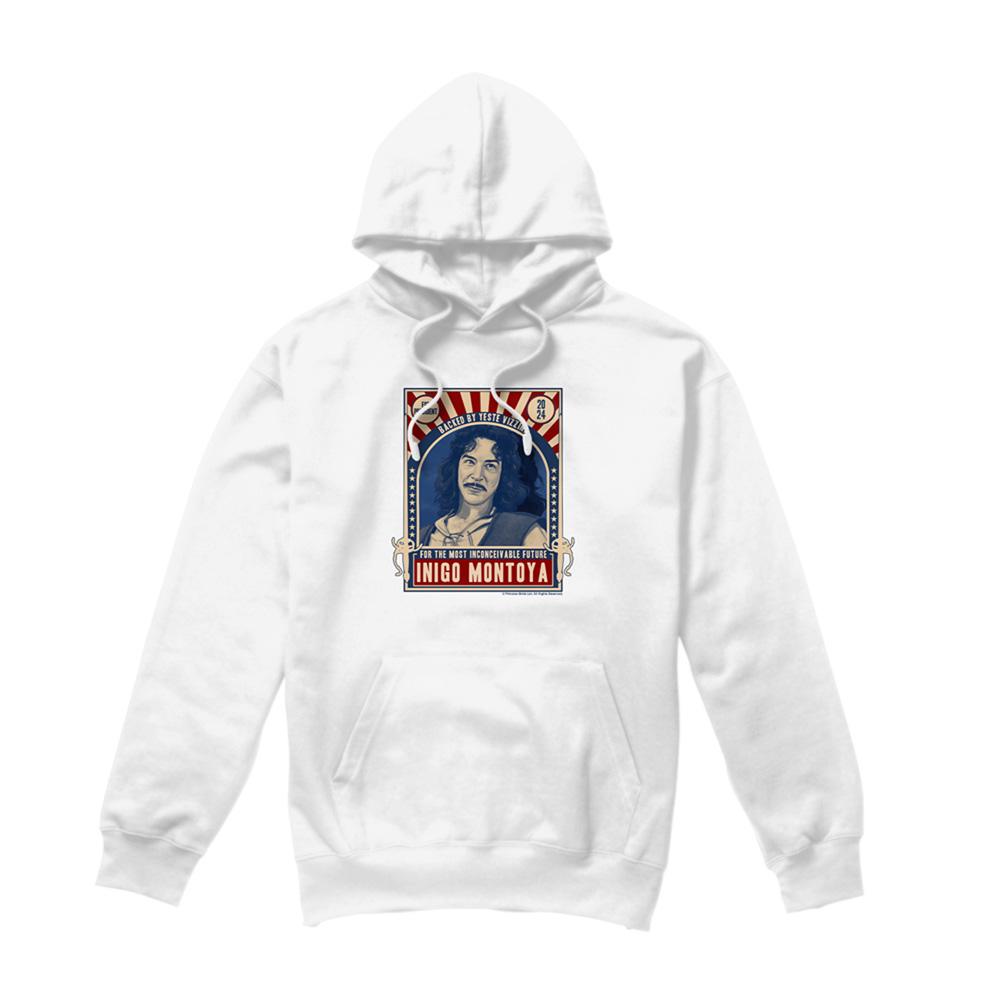 White - Front - The Princess Bride Unisex Adult For President 2024 Inigo Montoya Hoodie