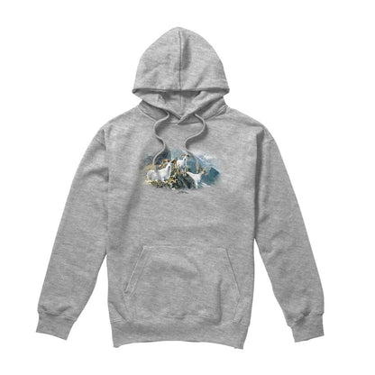 Athletic - Front - Wildlife Unisex Adult High Trails Dall Sheep Heather Hoodie