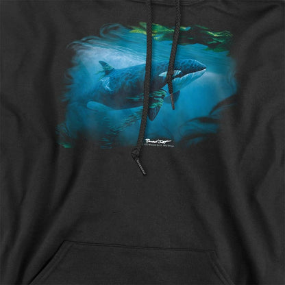 Black - Side - Wildlife Unisex Adult Hoodie