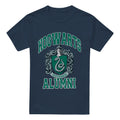 Navy - Front - Harry Potter Mens Slytherin Alumni T-Shirt