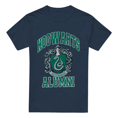Navy - Front - Harry Potter Mens Slytherin Alumni T-Shirt