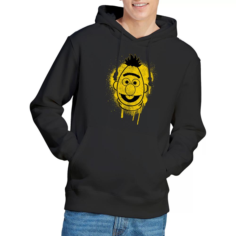 Black - Lifestyle - Sesame Street Unisex Adult Bert Graffiti Hoodie