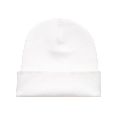 White - Back - NASA Mens Outline Logo Beanie