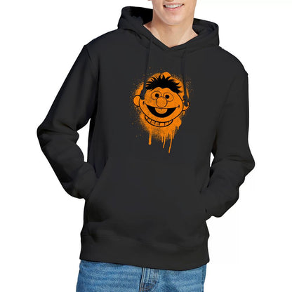 Black - Lifestyle - Sesame Street Unisex Adult Ernie Graffiti Hoodie
