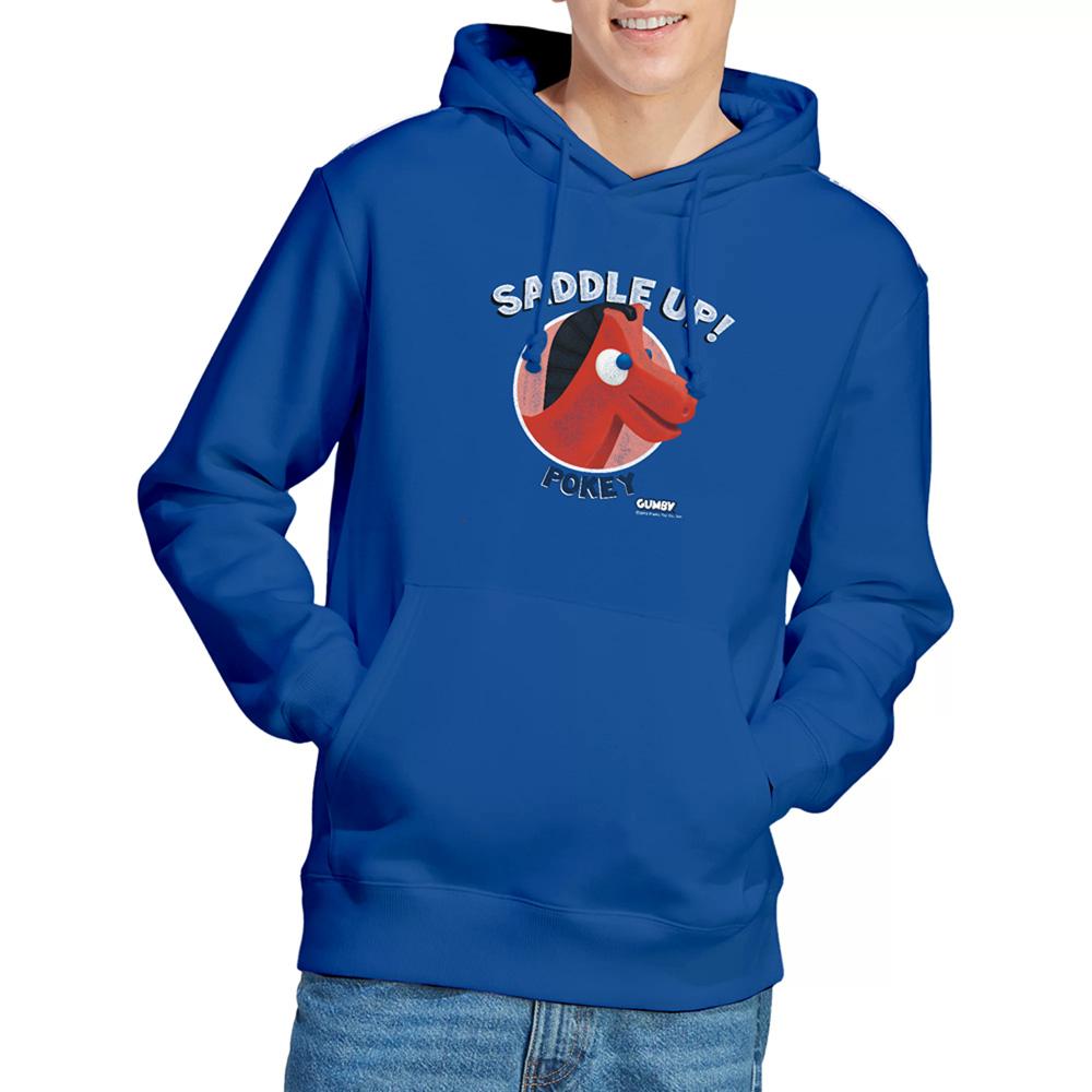 Royal Blue - Lifestyle - Gumby Unisex Adult Saddle Up Hoodie