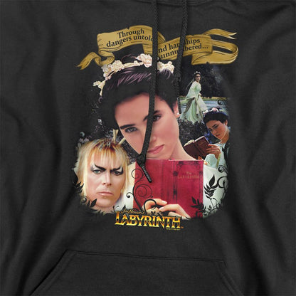 Black - Side - Labyrinth Unisex Adult Dangers Untold Hoodie