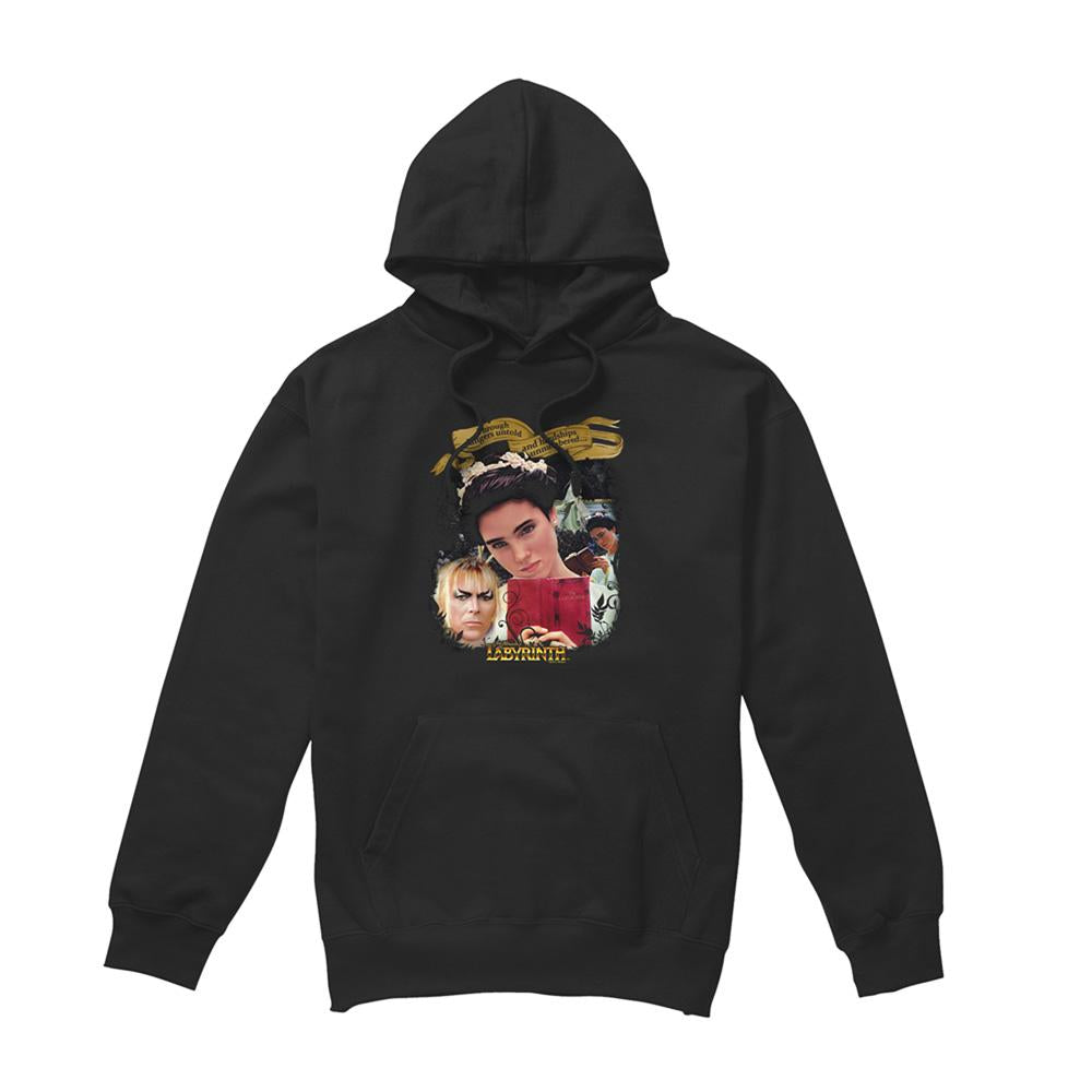 Black - Front - Labyrinth Unisex Adult Dangers Untold Hoodie