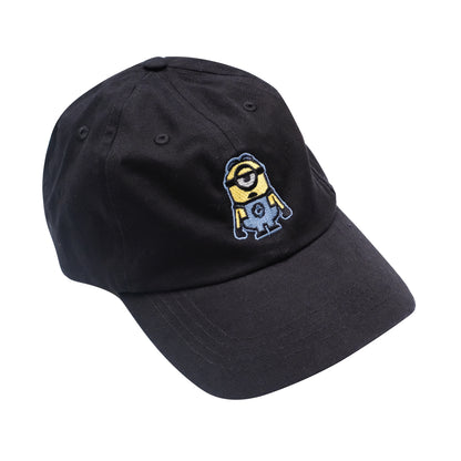 Black - Back - Minions Grumpy Stuart Baseball Cap