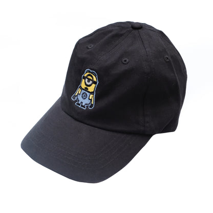 Black - Side - Minions Grumpy Stuart Baseball Cap