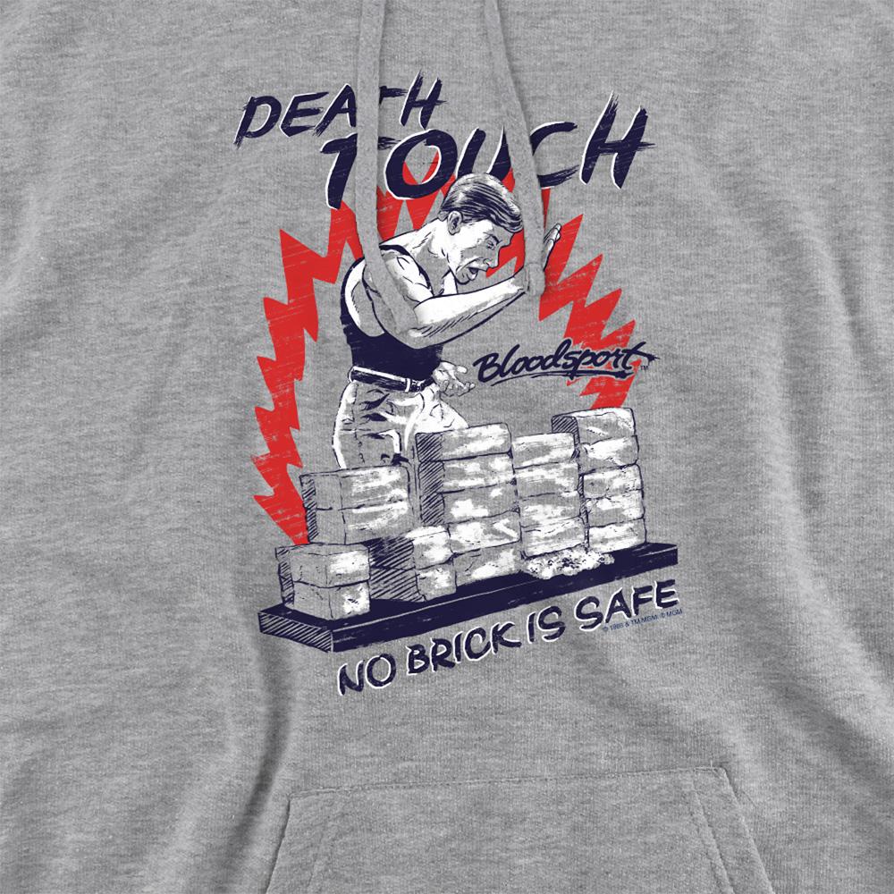 Athletic Heather - Side - Bloodsport Unisex Adult Death Touch Heather Hoodie