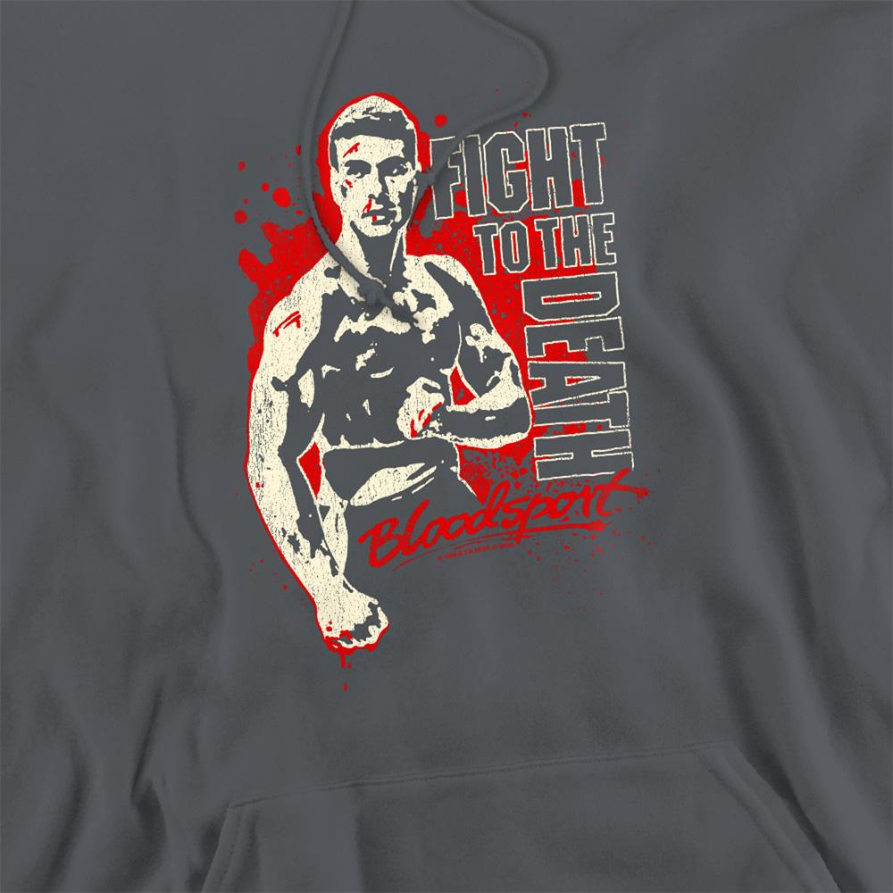Charcoal - Side - Bloodsport Unisex Adult To The Death Hoodie