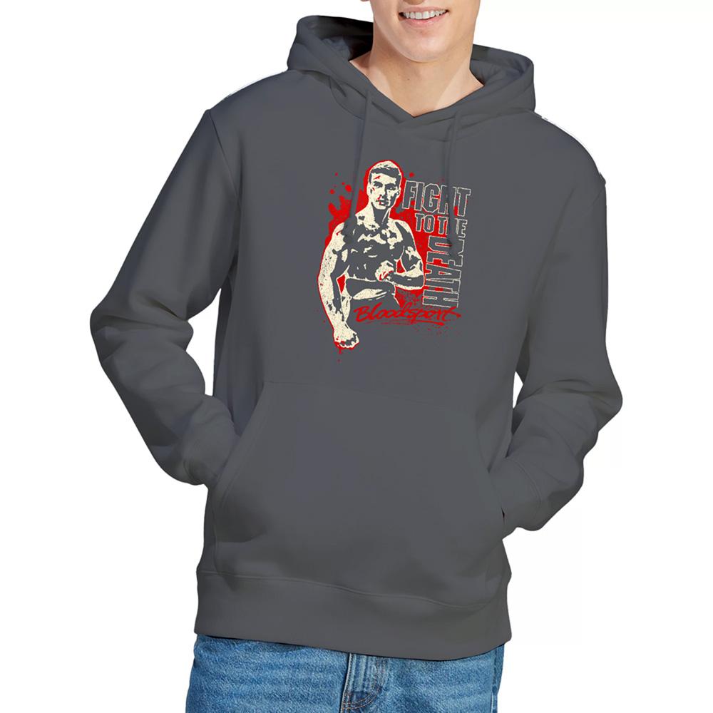 Charcoal - Lifestyle - Bloodsport Unisex Adult To The Death Hoodie