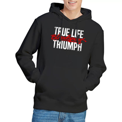 Black - Lifestyle - Bloodsport Unisex Adult True Story Hoodie
