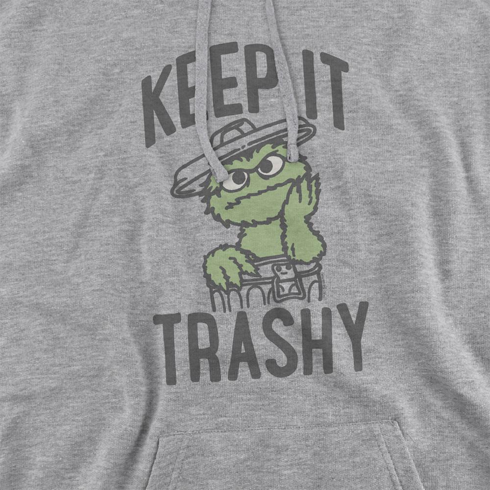 Athletic Heather - Side - Sesame Street Unisex Adult The In My Hood Heather Hoodie