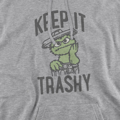 Athletic Heather - Side - Sesame Street Unisex Adult The In My Hood Heather Hoodie