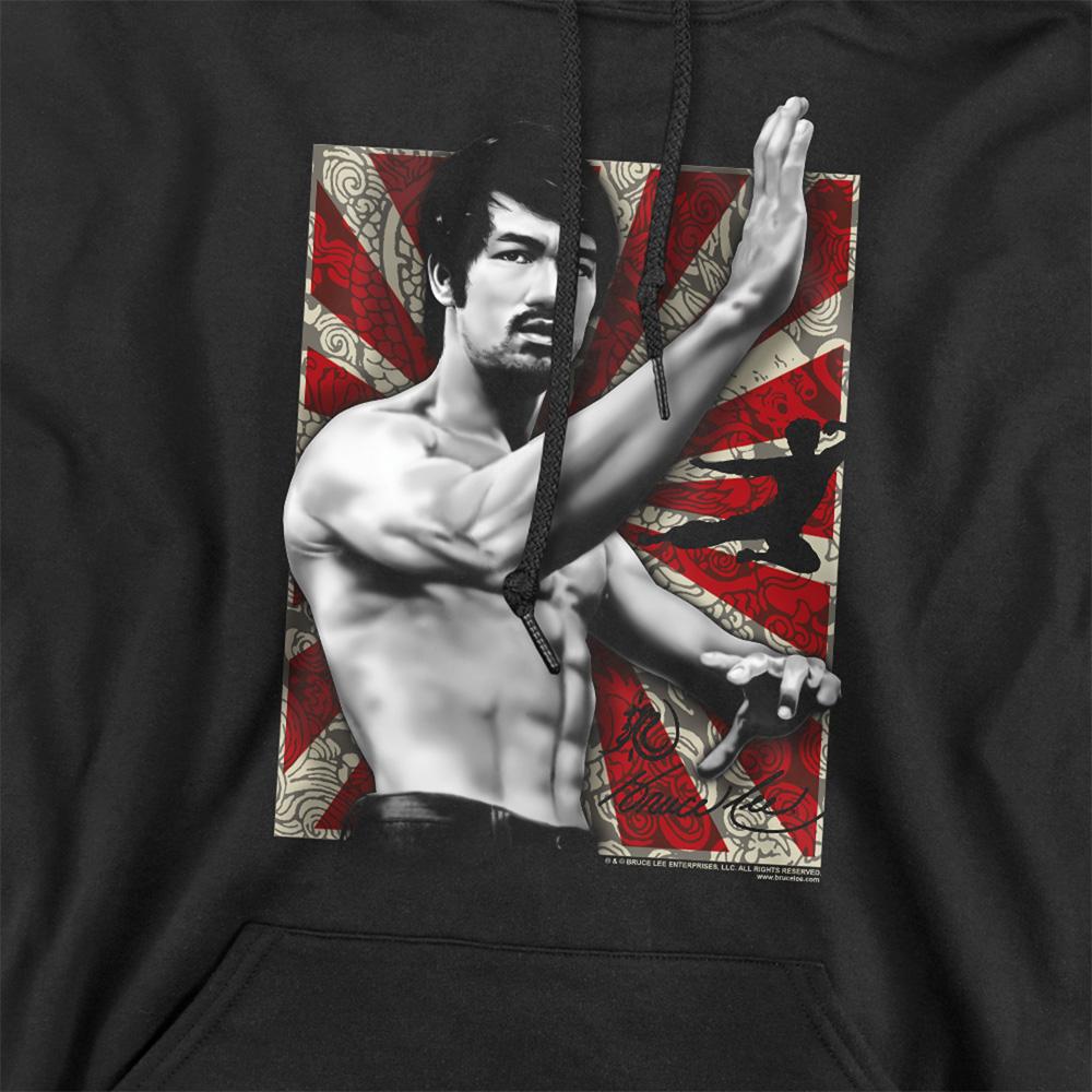 Black - Side - Bruce Lee Unisex Adult Concentrate Hoodie