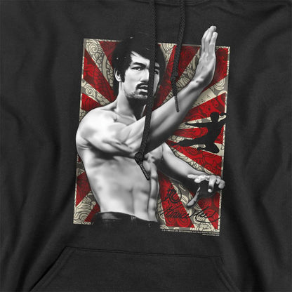Black - Side - Bruce Lee Unisex Adult Concentrate Hoodie