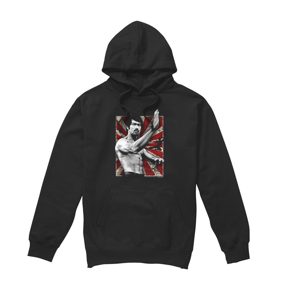 Black - Front - Bruce Lee Unisex Adult Concentrate Hoodie