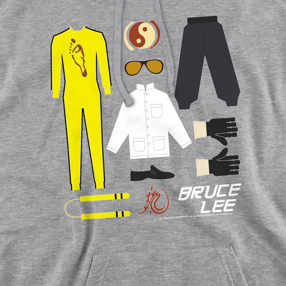 Athletic - Side - Bruce Lee Unisex Adult Gift Set Heather Hoodie
