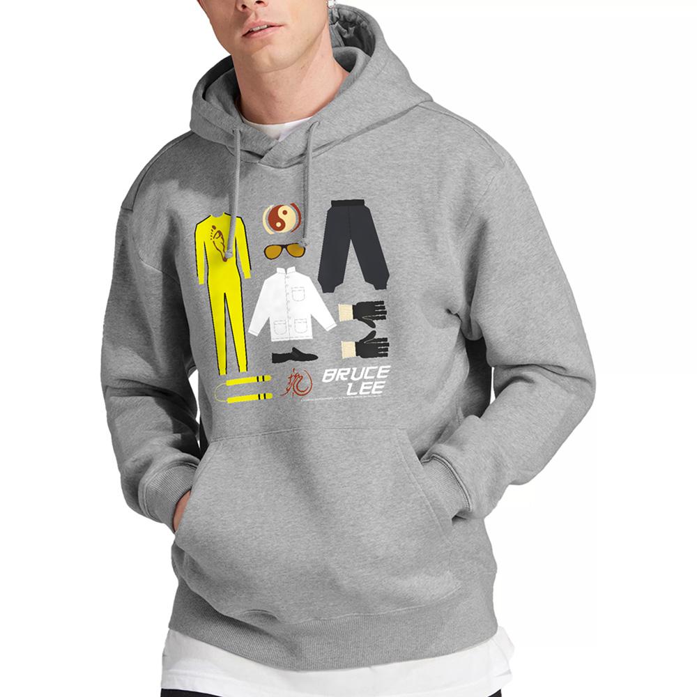 Athletic - Lifestyle - Bruce Lee Unisex Adult Gift Set Heather Hoodie