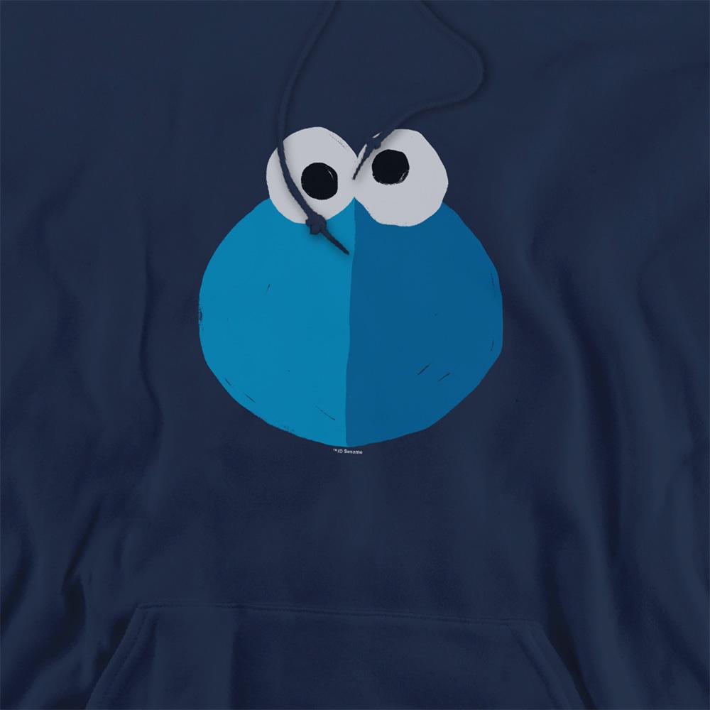 Navy - Side - Sesame Street Unisex Adult Grill Grover Hoodie