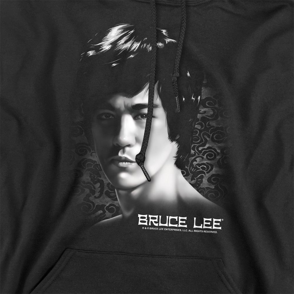 Black - Side - Bruce Lee Unisex Adult In Your Face Hoodie