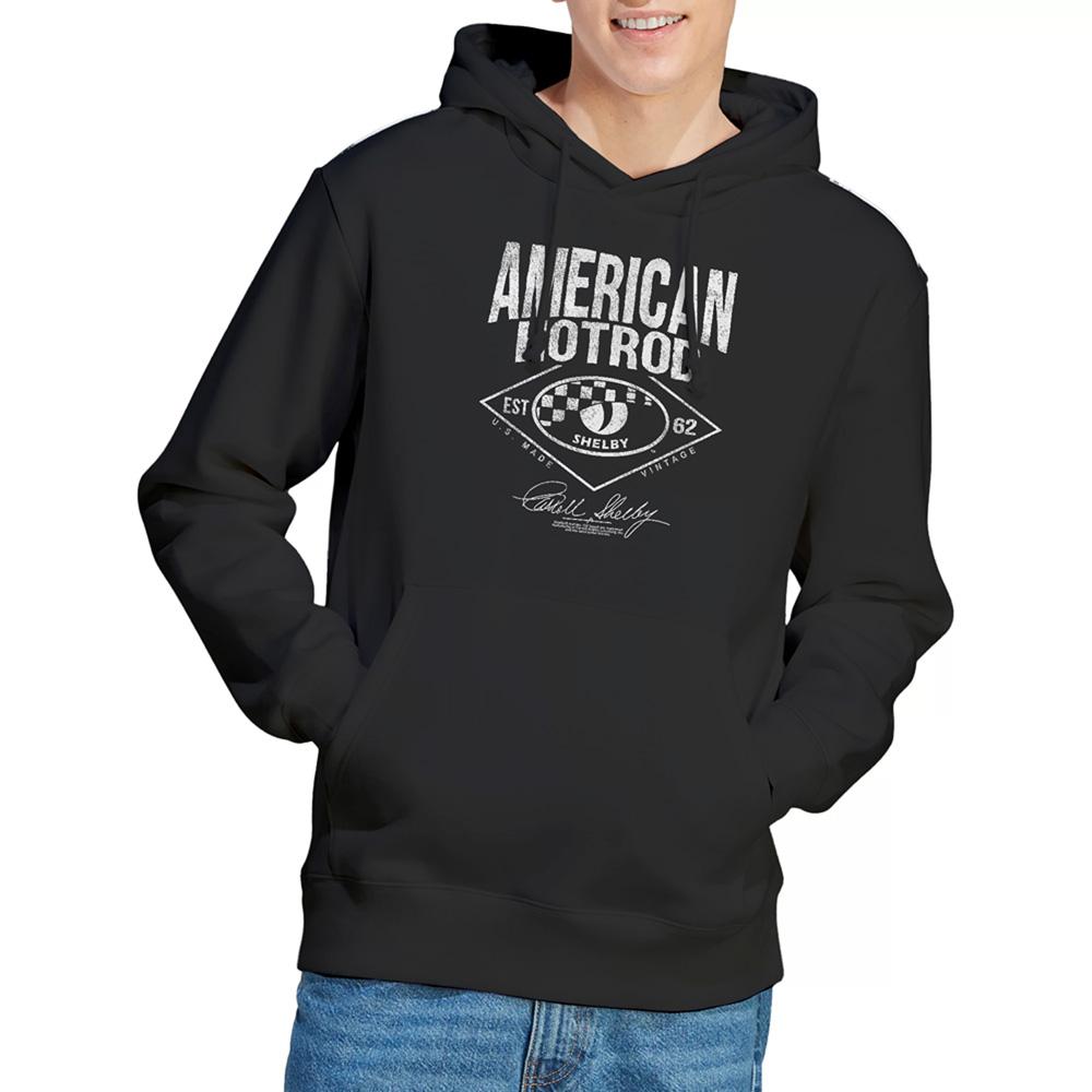Black - Lifestyle - Carroll Shelby Unisex Adult American Hotrod Hoodie