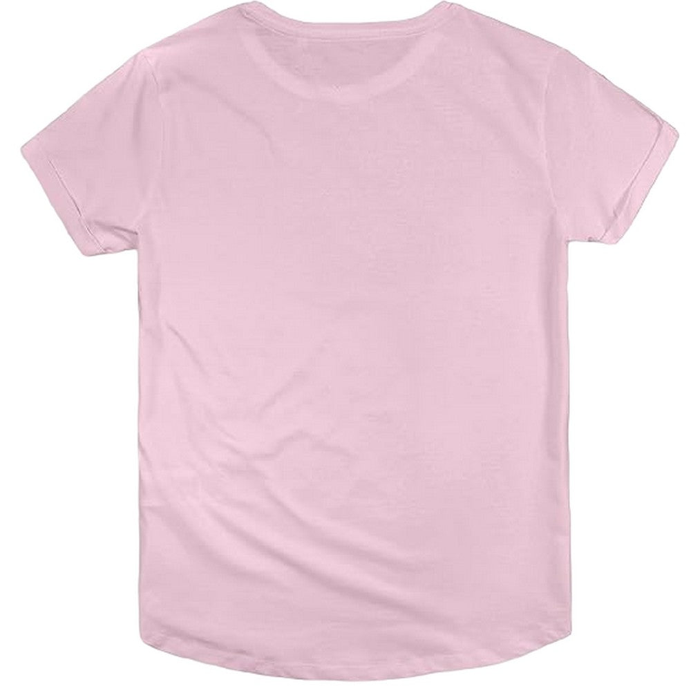 Lavender - Back - Wonder Woman Womens-Ladies Basic Gradient Logo T-Shirt