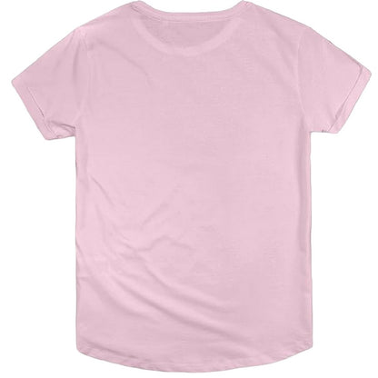 Lavender - Back - Wonder Woman Womens-Ladies Basic Gradient Logo T-Shirt