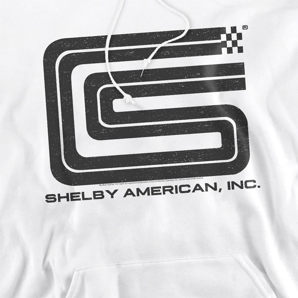 White - Side - Carroll Shelby Unisex Adult Hoodie