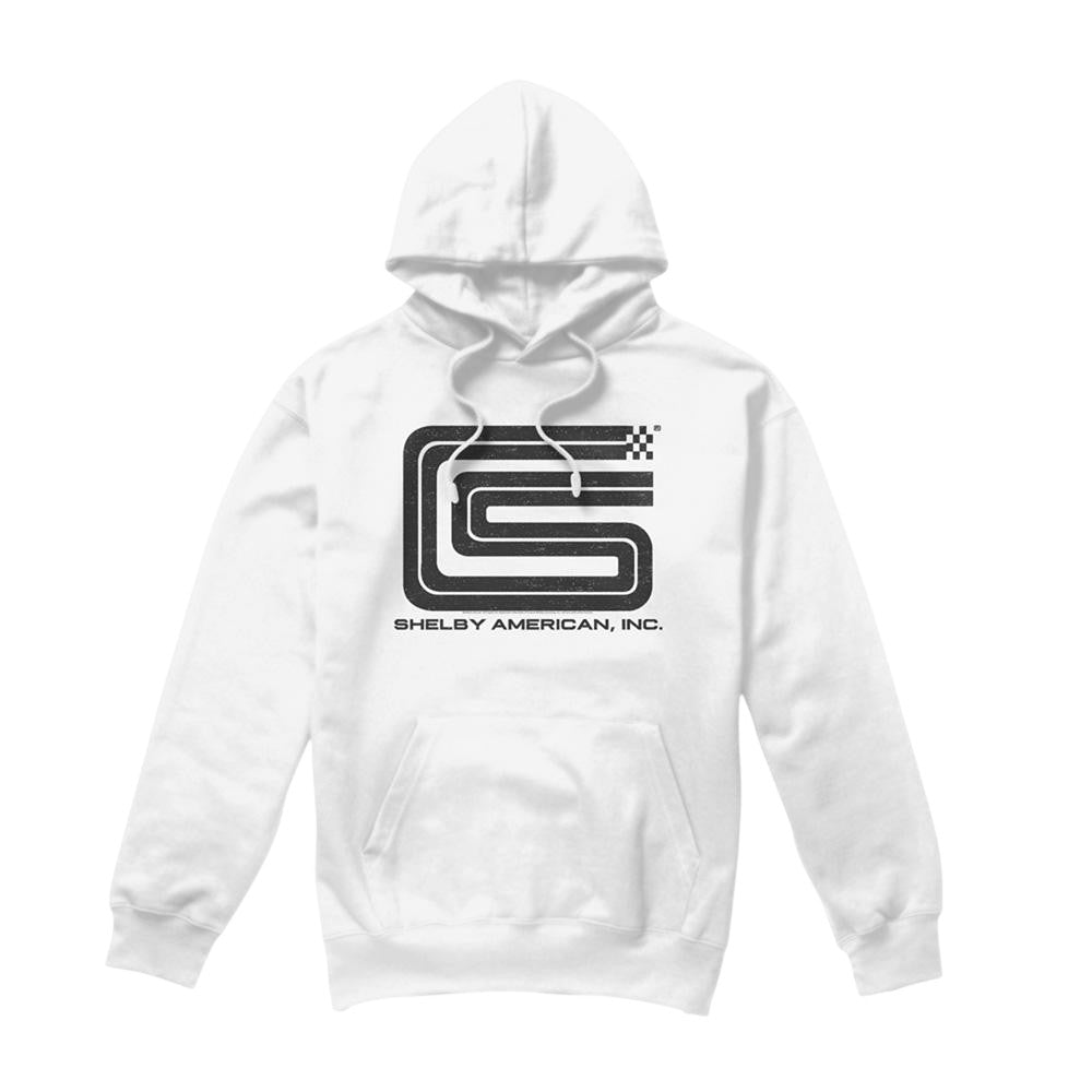 White - Front - Carroll Shelby Unisex Adult Hoodie