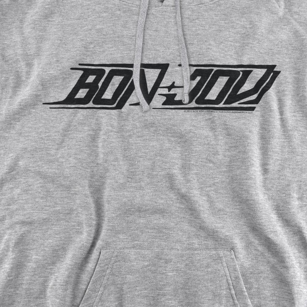 Athletic - Back - Bon Jovi Unisex Adult New Logo Heather Hoodie