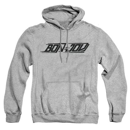 Athletic - Front - Bon Jovi Unisex Adult New Logo Heather Hoodie
