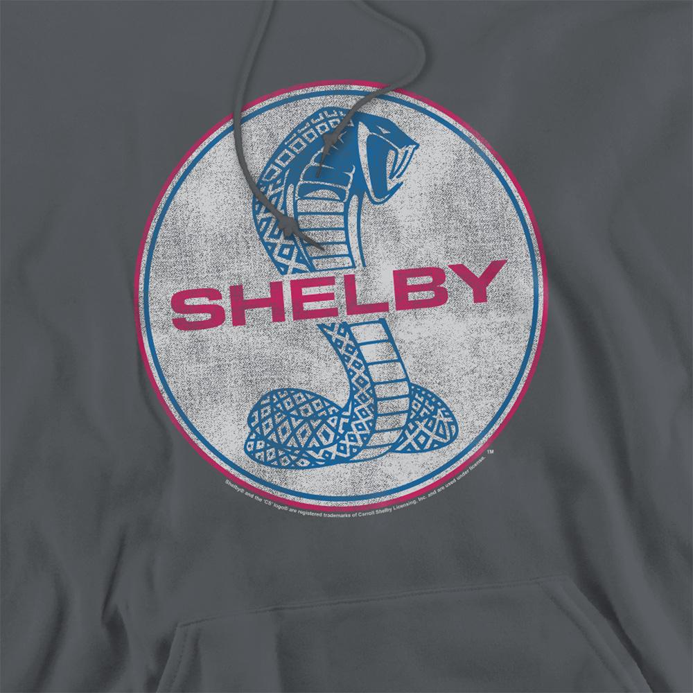 Charcoal - Side - Carroll Shelby Unisex Adult Full Color Cobra Hoodie