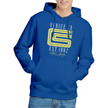 Royal Blue - Lifestyle - Carroll Shelby Unisex Adult Venice Logo Hoodie