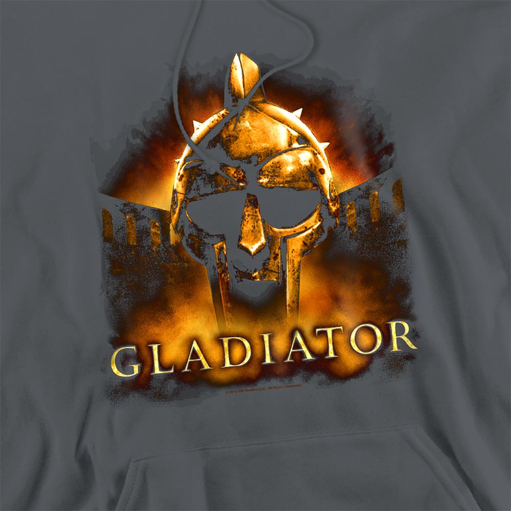 Charcoal - Side - Gladiator Unisex Adult My Name Is Hoodie