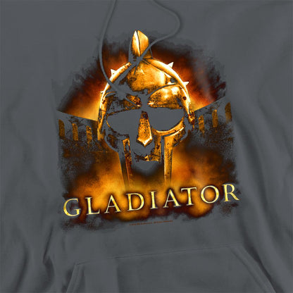 Charcoal - Side - Gladiator Unisex Adult My Name Is Hoodie