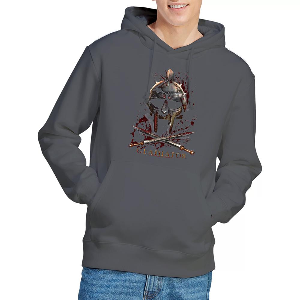 Charcoal - Lifestyle - Gladiator Unisex Adult Helmet Hoodie