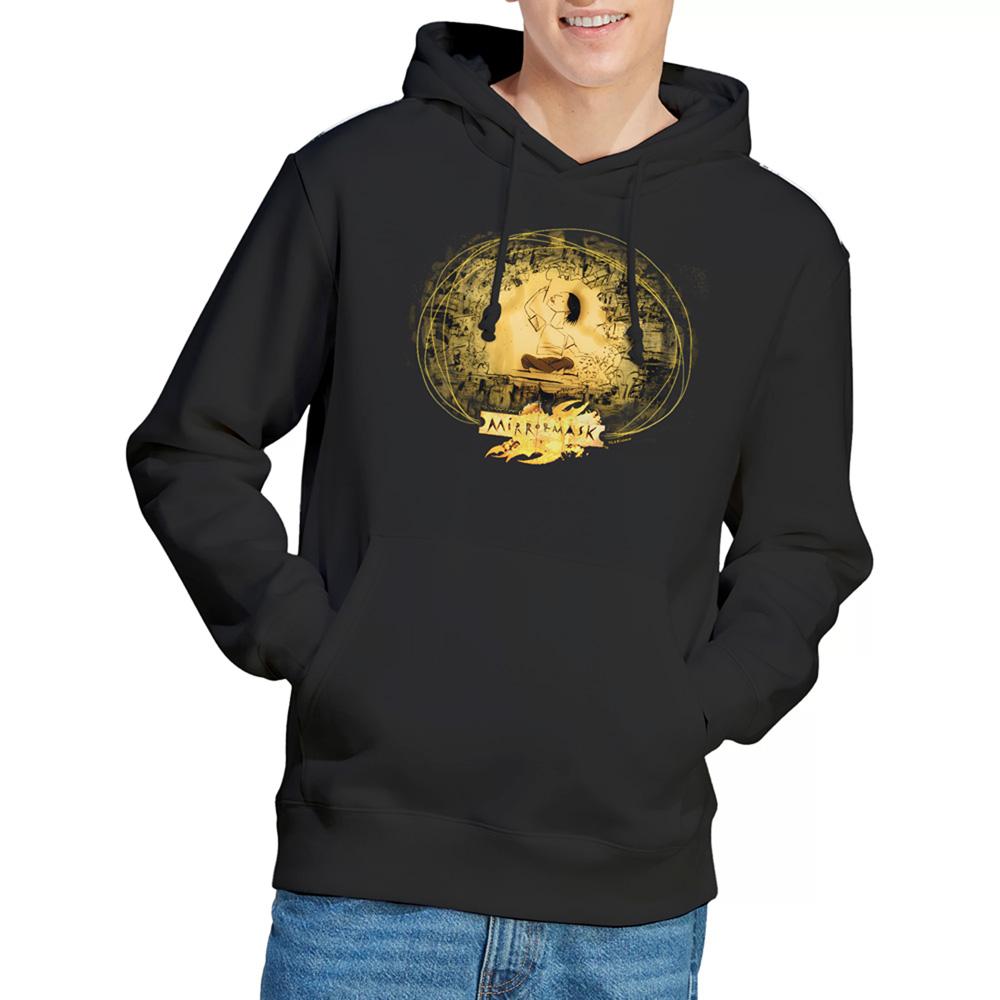 Black - Lifestyle - MirrorMask Unisex Adult Sketch Hoodie