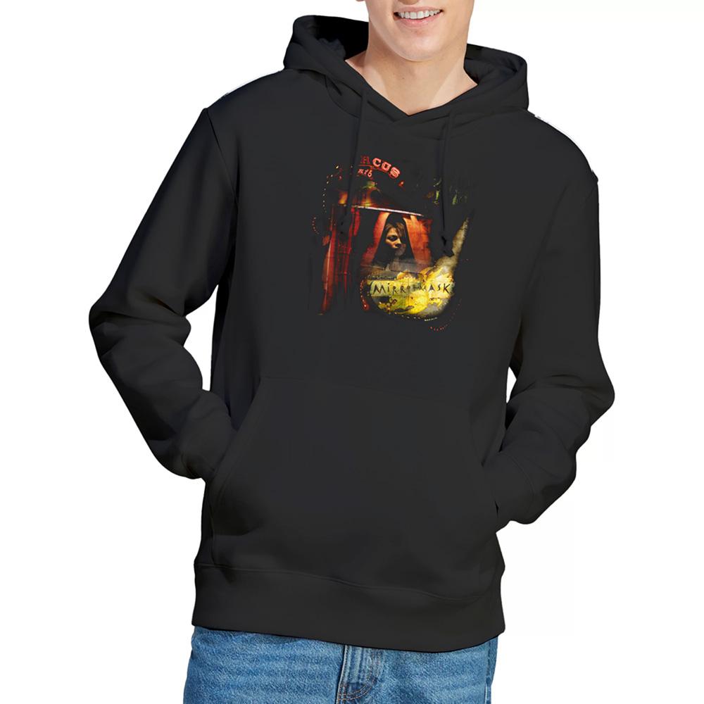 Black - Lifestyle - MirrorMask Unisex Adult Big Top Poster Hoodie
