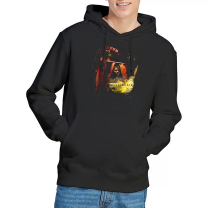 Black - Lifestyle - MirrorMask Unisex Adult Big Top Poster Hoodie