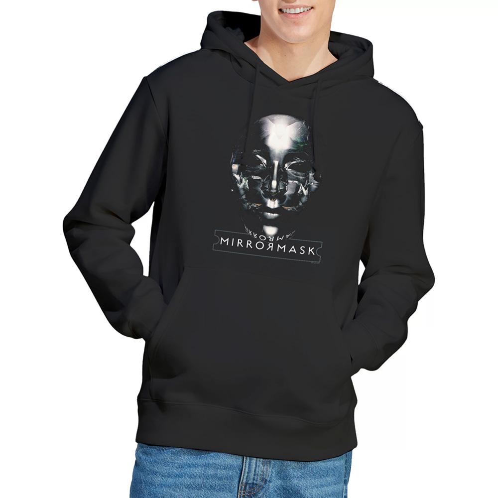 Black - Lifestyle - MirrorMask Unisex Adult Mask Hoodie
