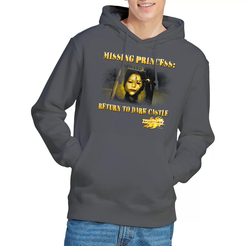 Charcoal - Lifestyle - MirrorMask Unisex Adult Missing Princess Hoodie