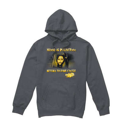 Charcoal - Front - MirrorMask Unisex Adult Missing Princess Hoodie