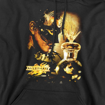 Black - Side - MirrorMask Unisex Adult Hoodie