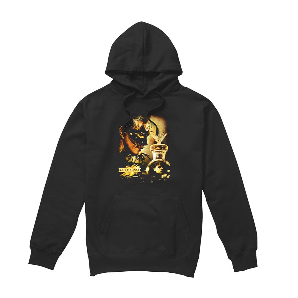 Black - Front - MirrorMask Unisex Adult Hoodie