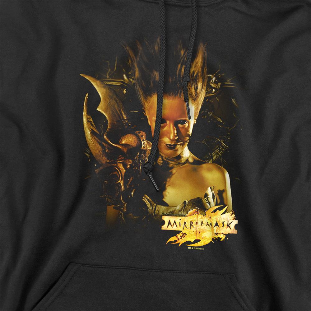 Black - Side - MirrorMask Unisex Adult Queen Of Shadows Hoodie