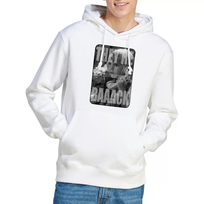White - Lifestyle - Poltergeist Unisex Adult Logo Hoodie