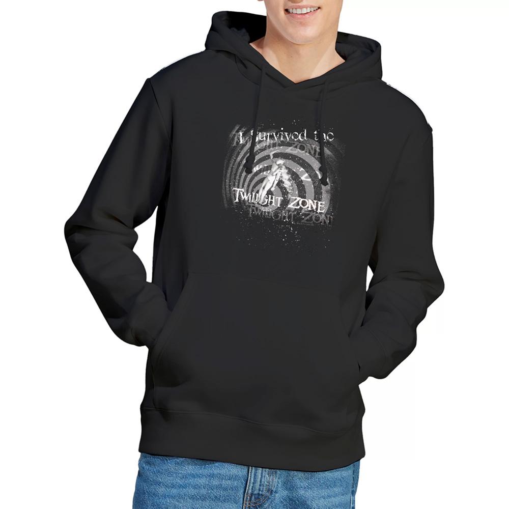Black - Lifestyle - The Twilight Zone Unisex Adult I Survived Hoodie