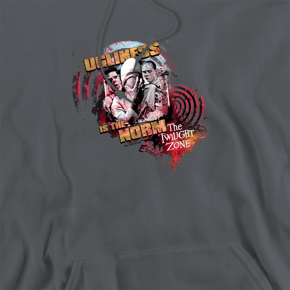 Charcoal - Side - The Twilight Zone Unisex Adult Zone The Norm Hoodie